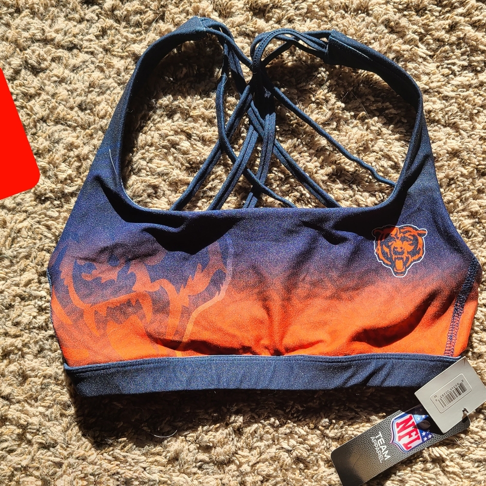Chicago Bears sports bra -Med.